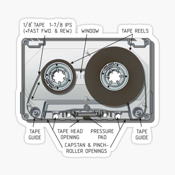 cassette deck parts diagram