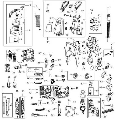 bissell powerforce parts diagram