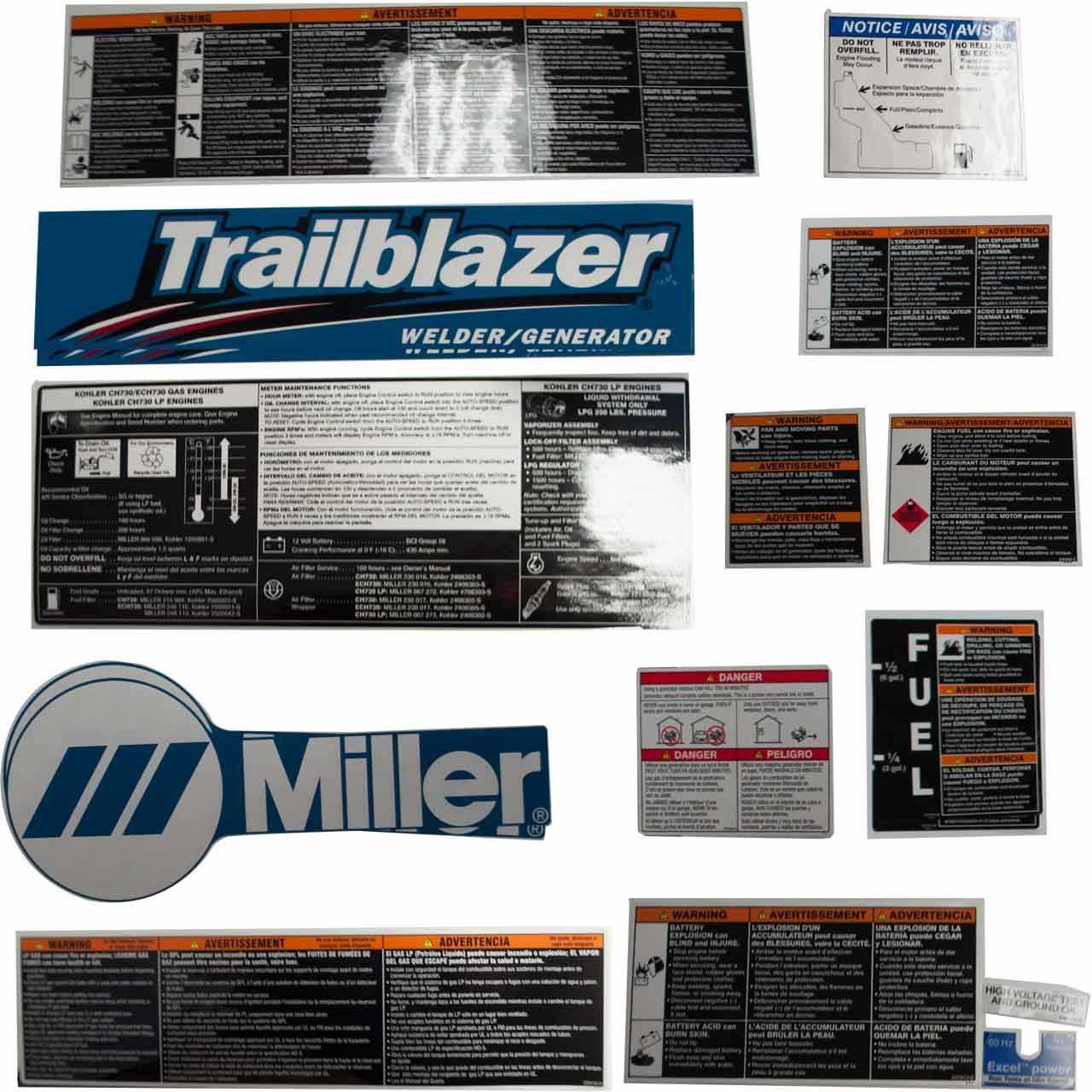 miller trailblazer 325 parts diagram