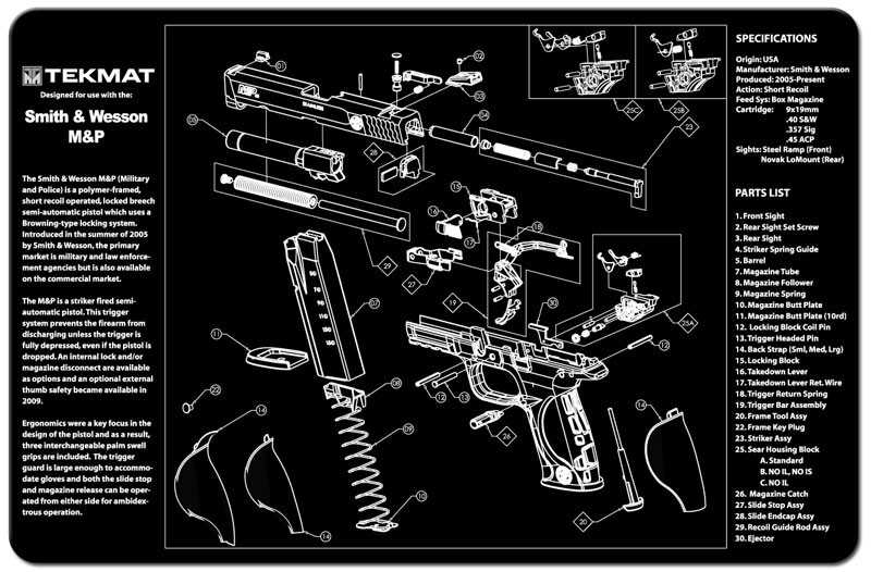 m&p parts diagram