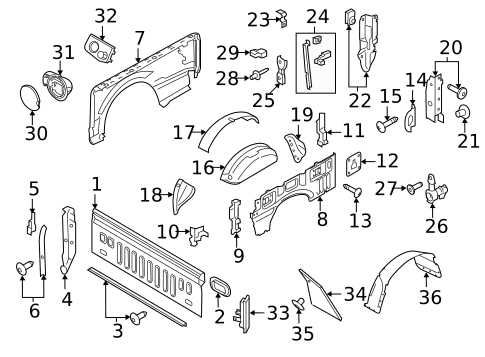 ford f 250 parts diagram