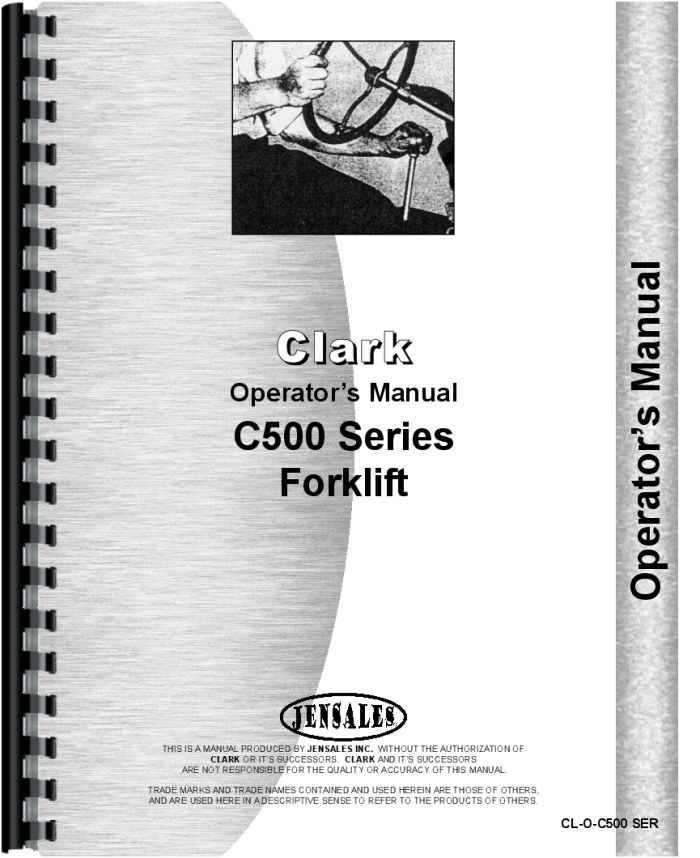 clark c500 forklift parts diagram