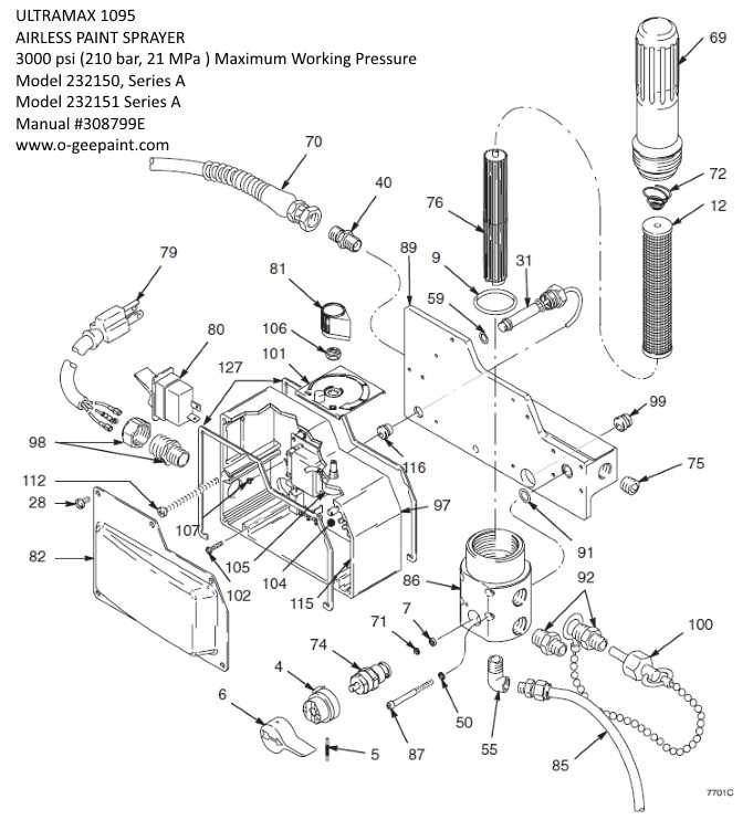 graco ultra max 1095 parts diagram