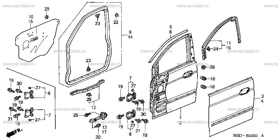 2004 honda odyssey parts diagram