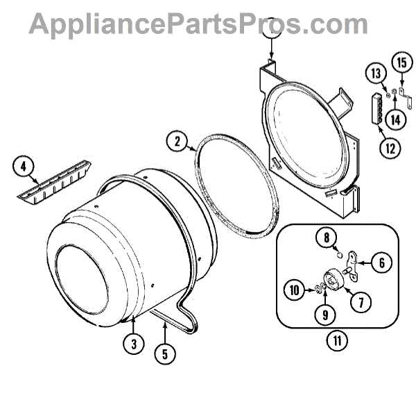 kenmore dryer parts diagram