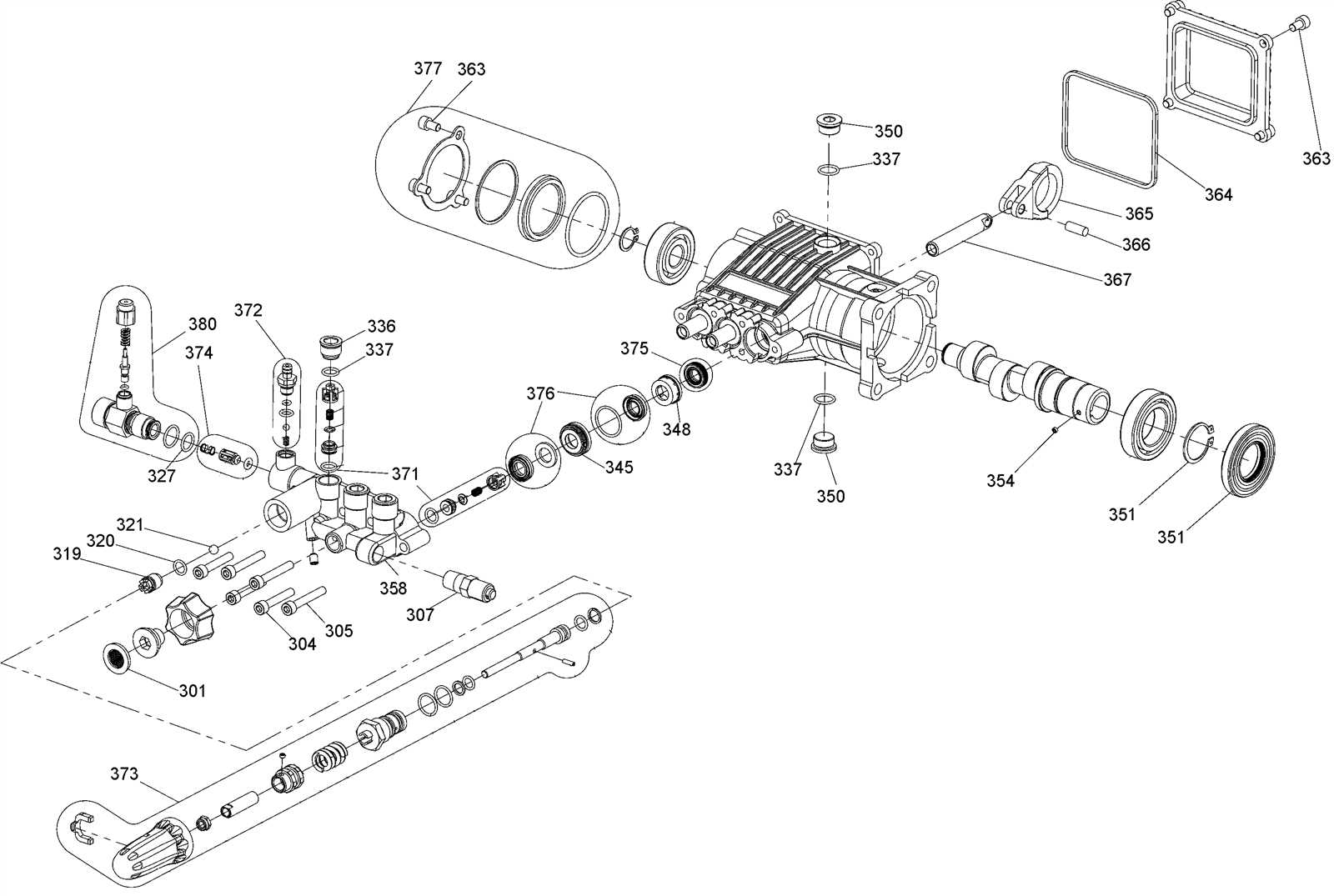 dxpw3625 parts diagram