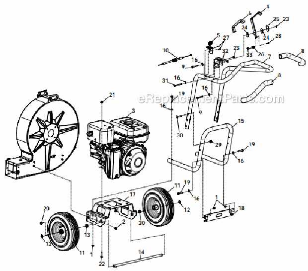 little wonder blower parts diagram