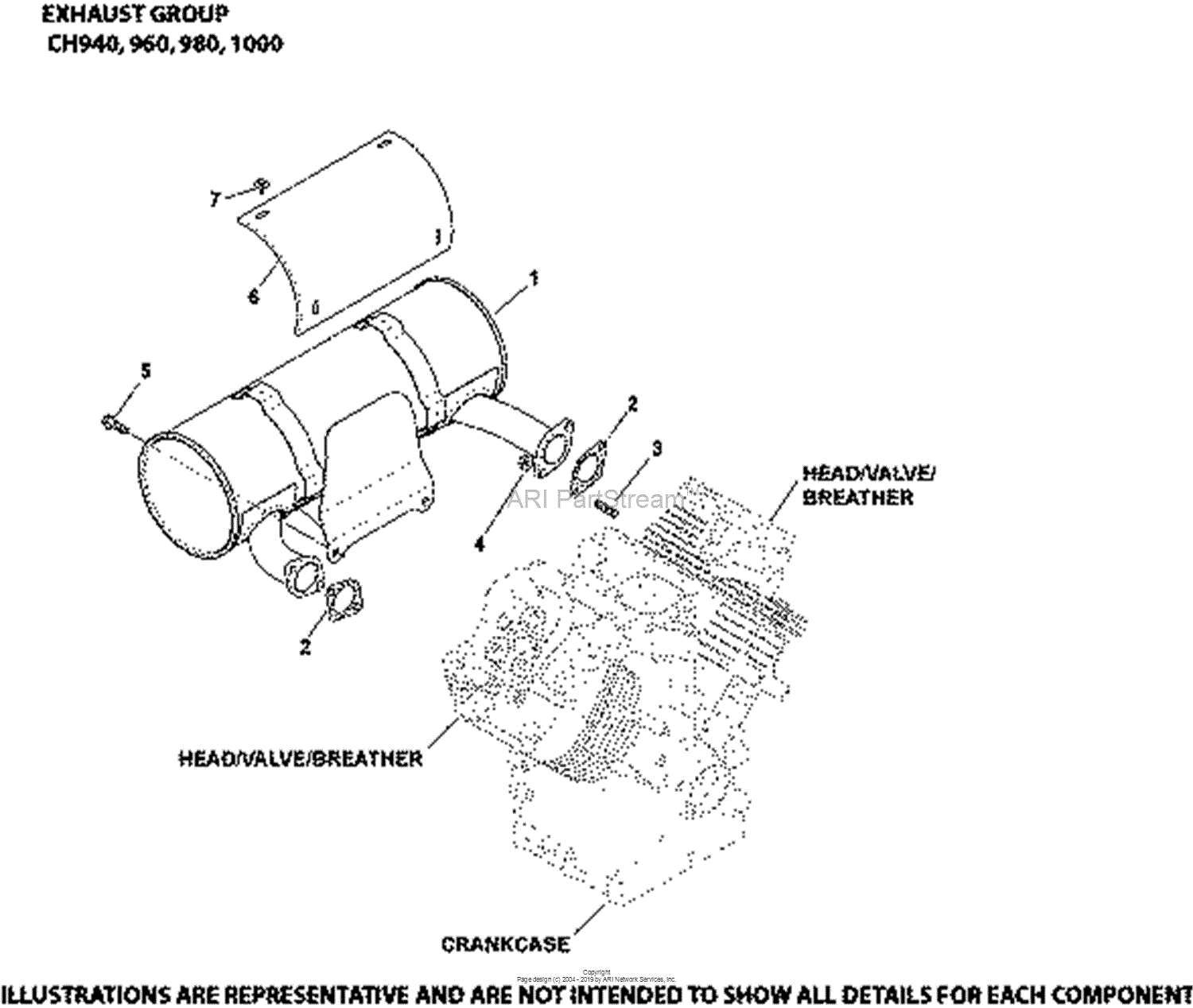 kohler ch1000 parts diagram