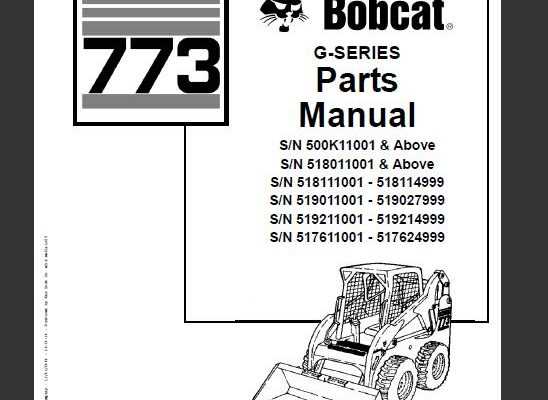 bobcat 773 parts diagram