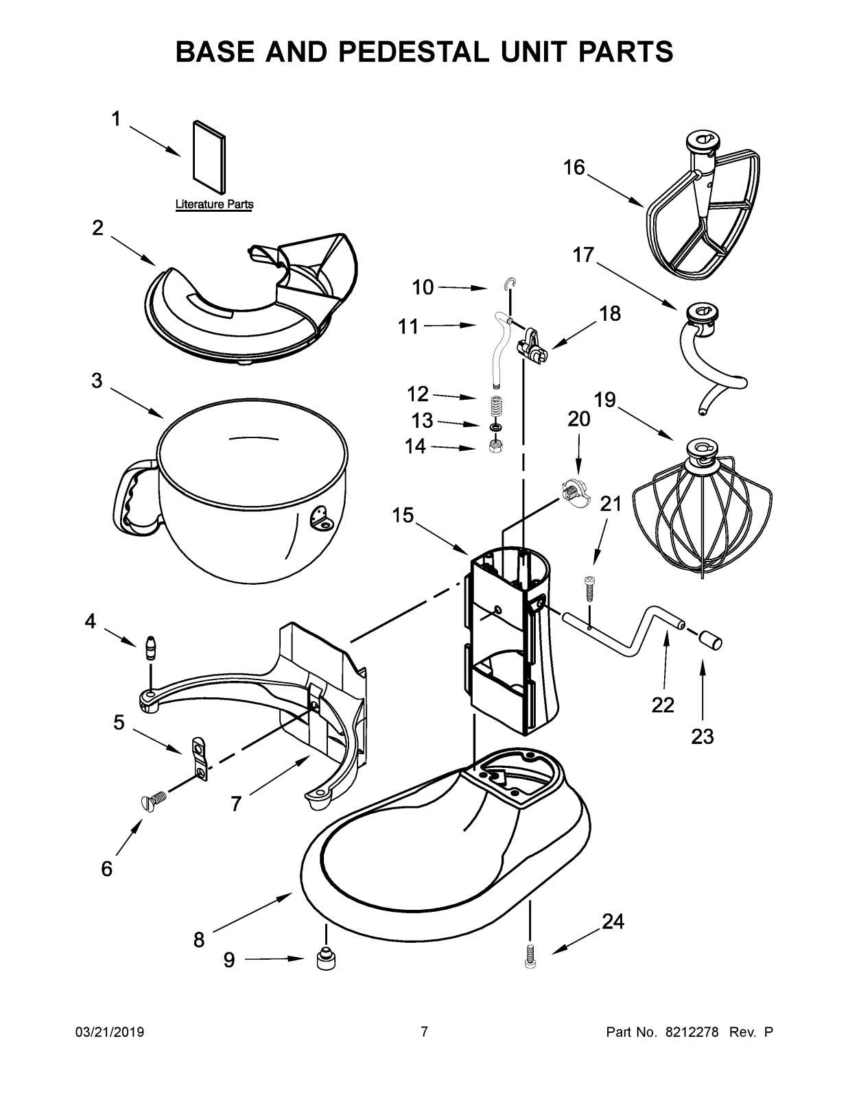 kitchenaid blender parts diagram