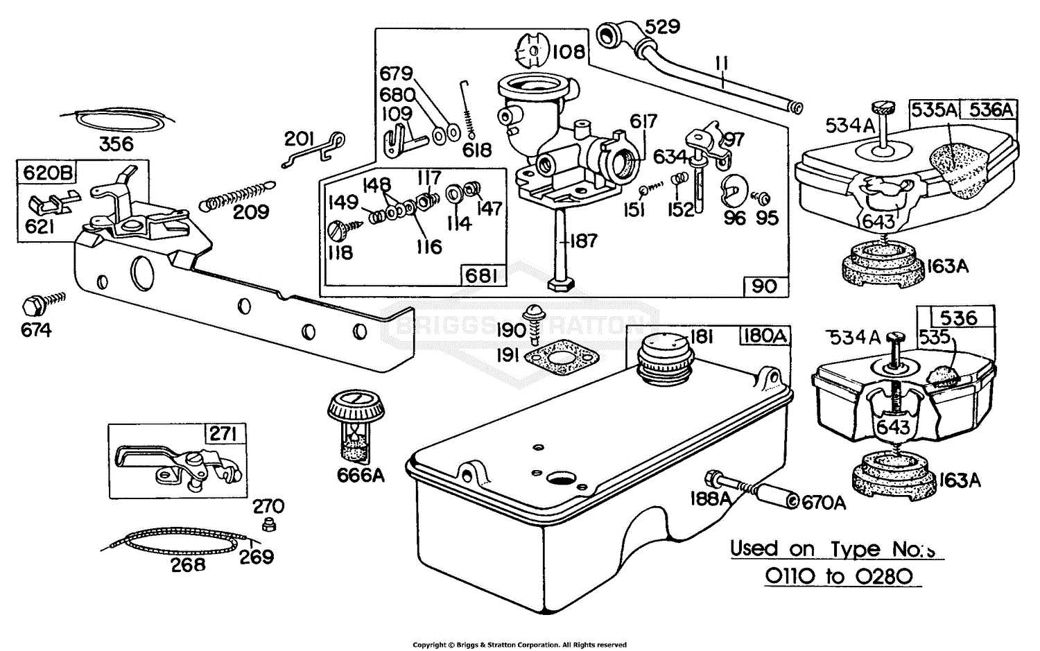 parts diagram for briggs and stratton carburetor