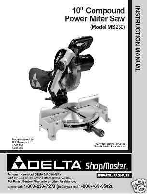 delta miter saw parts diagram