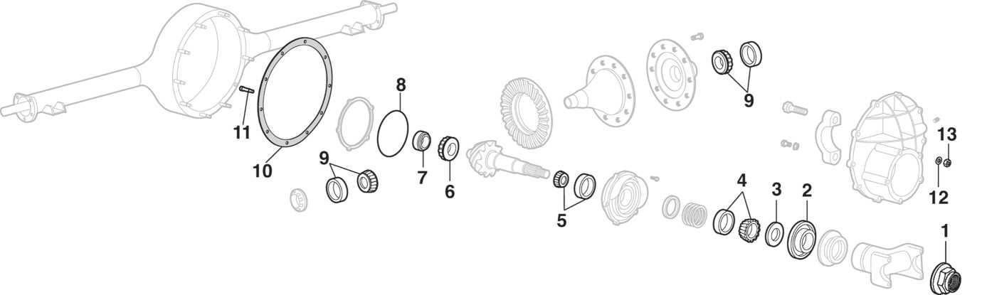 2005 ford f250 front axle parts diagram