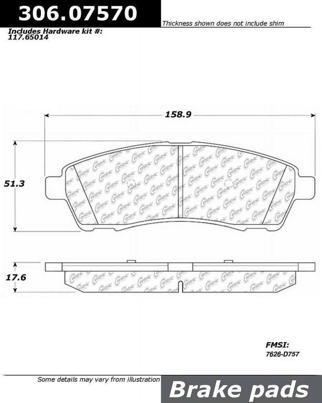 brake pad parts diagram