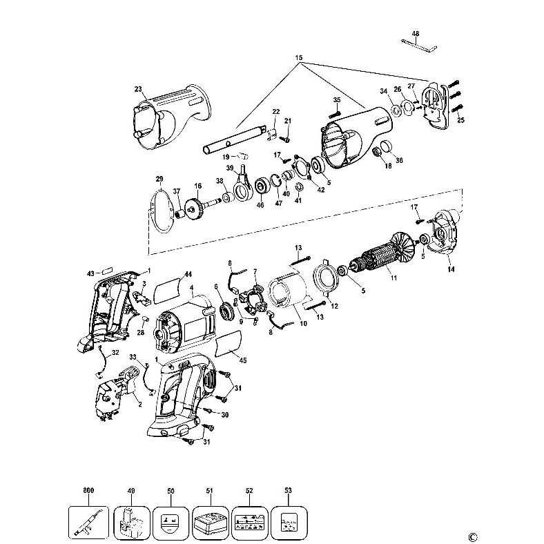 dewalt sawzall parts diagram