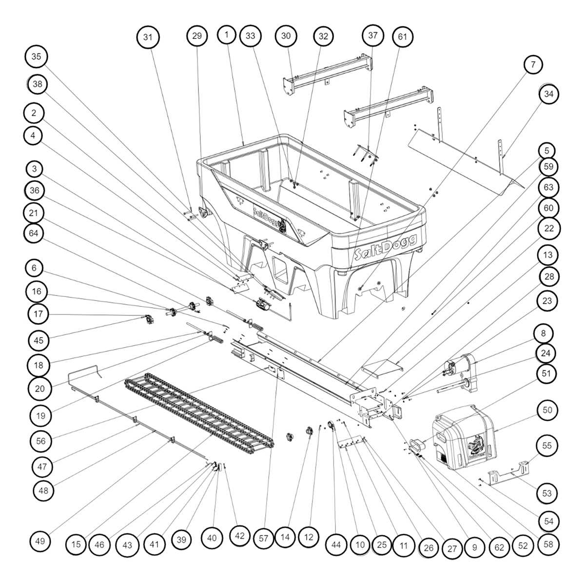 swenson salt spreader parts diagram