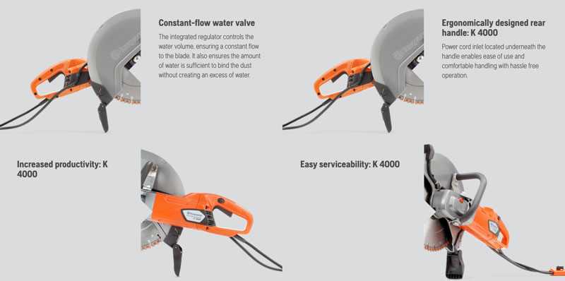 husqvarna k4000 parts diagram