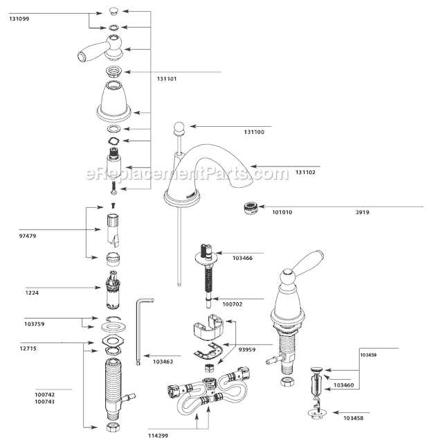 faucet parts diagram