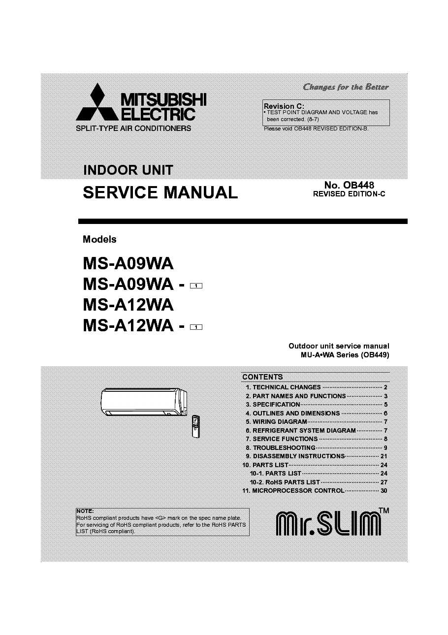 mitsubishi mr. slim parts diagram