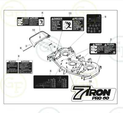 john deere l120 48 mower deck parts diagram