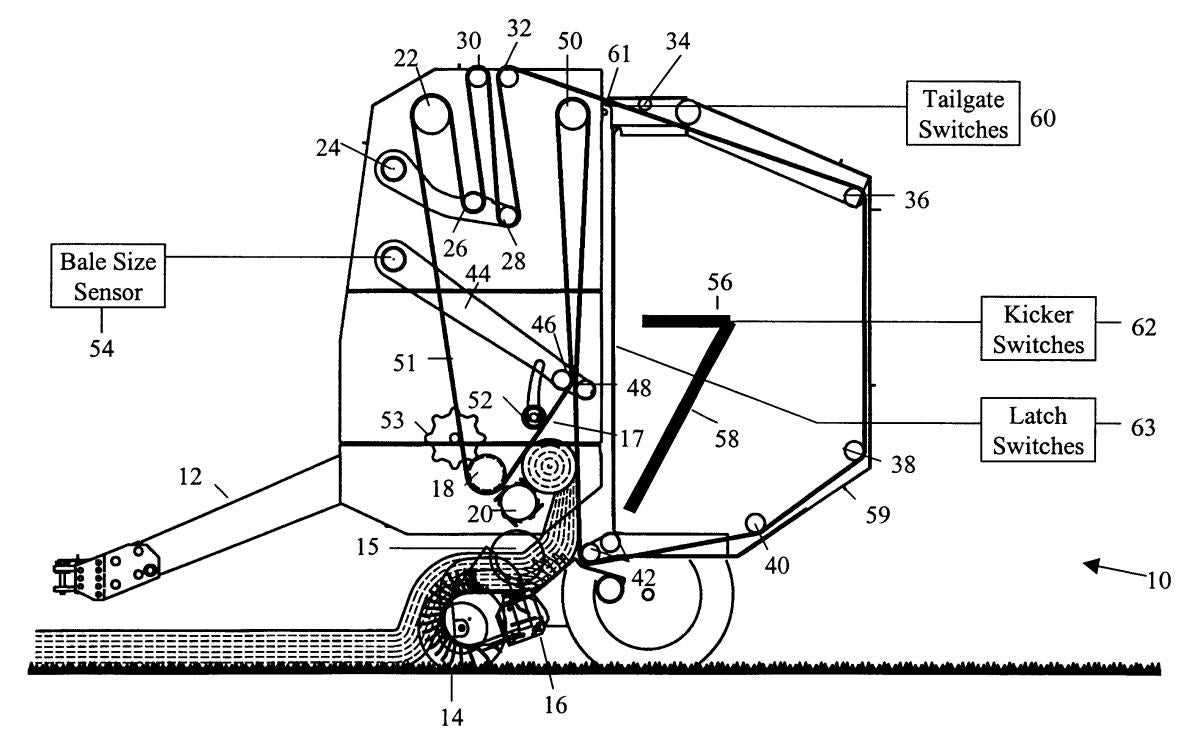 hesston 5530 round baler parts diagram