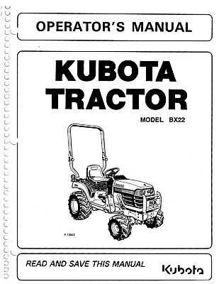 kubota bx22 parts diagram