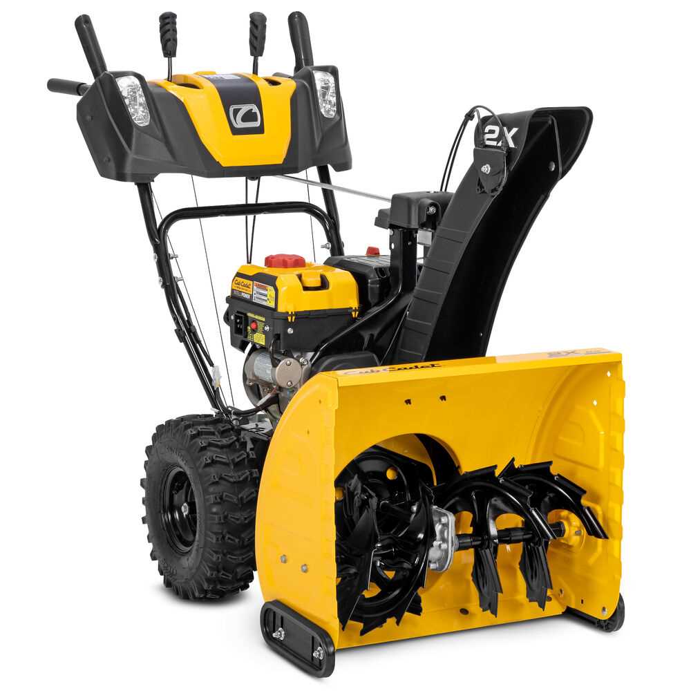 cub cadet 2x snow blower parts diagram