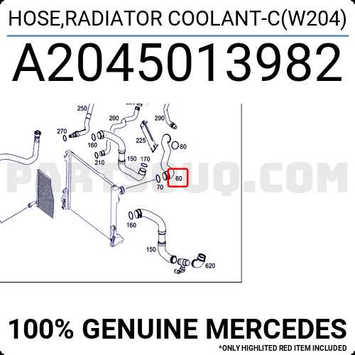 mercedes w204 parts diagram