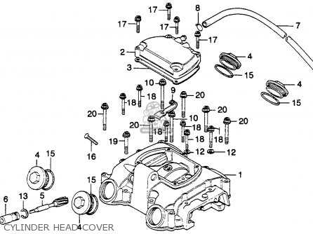 honda cb360 parts diagram