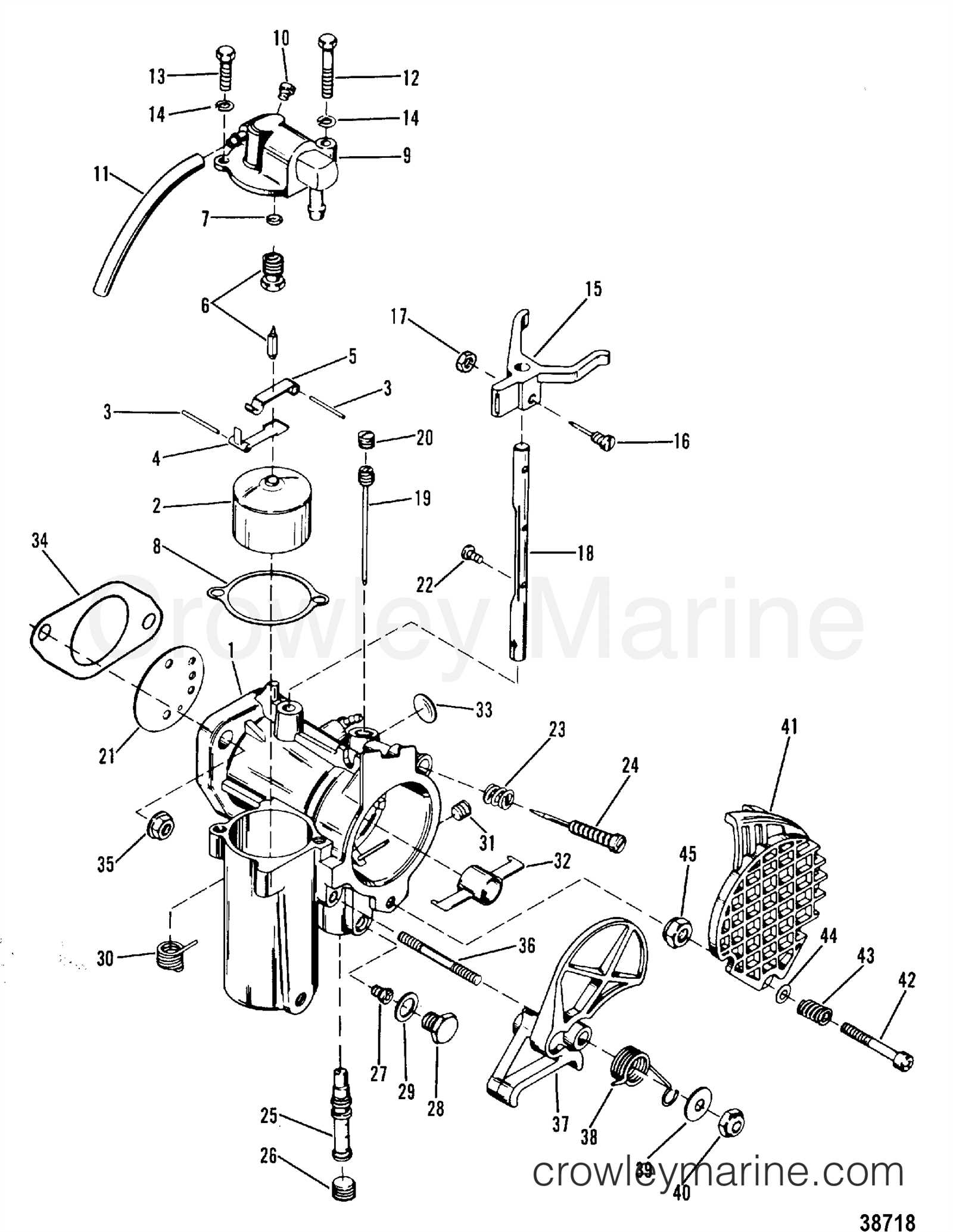 1987 mercury outboard parts diagram