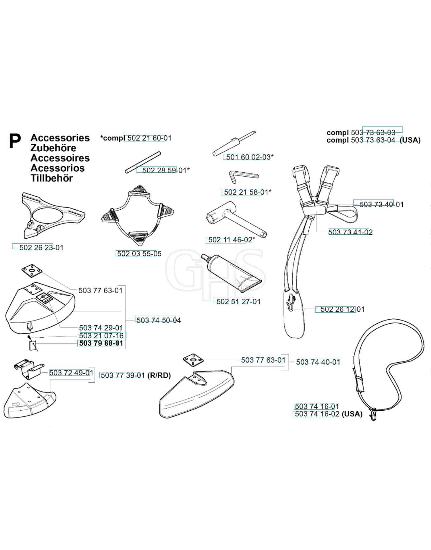 husqvarna st 227 parts diagram