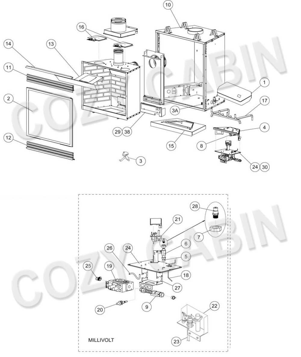 lennox gas furnace parts diagram