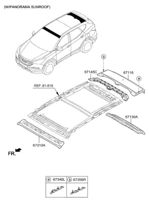 2017 hyundai santa fe parts diagram