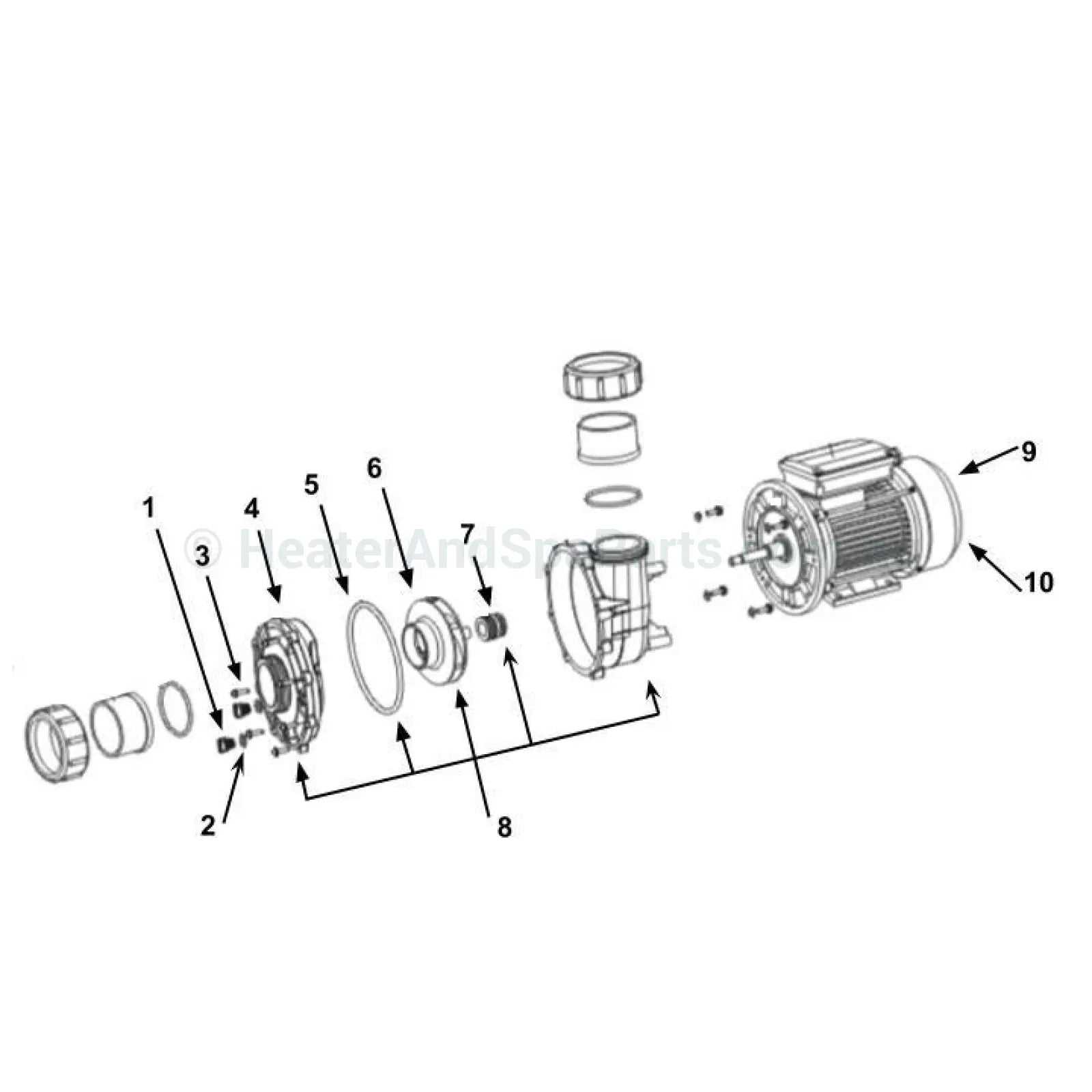 davey pump parts diagram