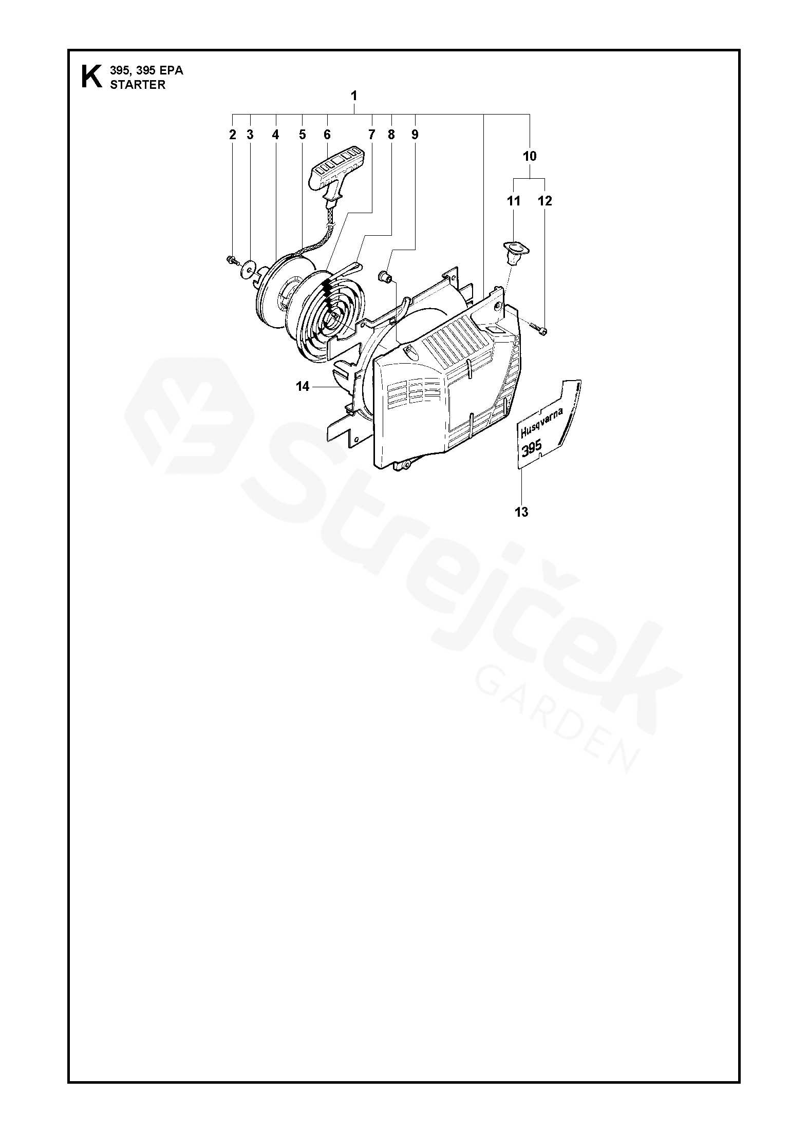 395xp parts diagram