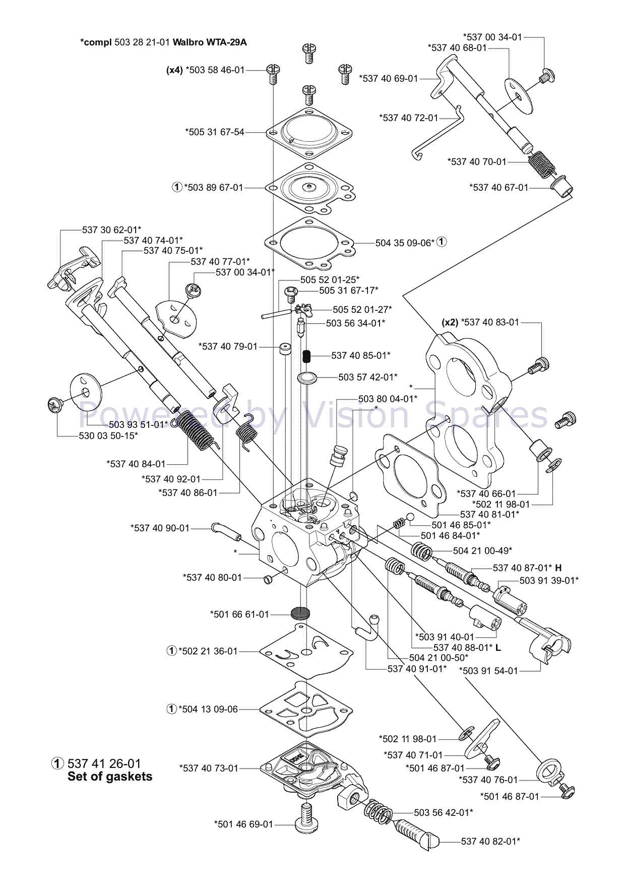 460 rancher parts diagram