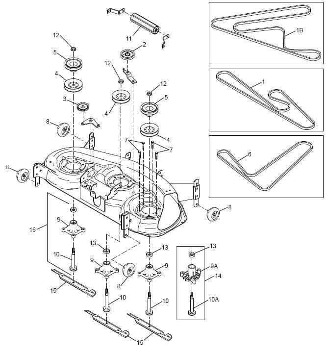 54 inch john deere 54 mower deck parts diagram