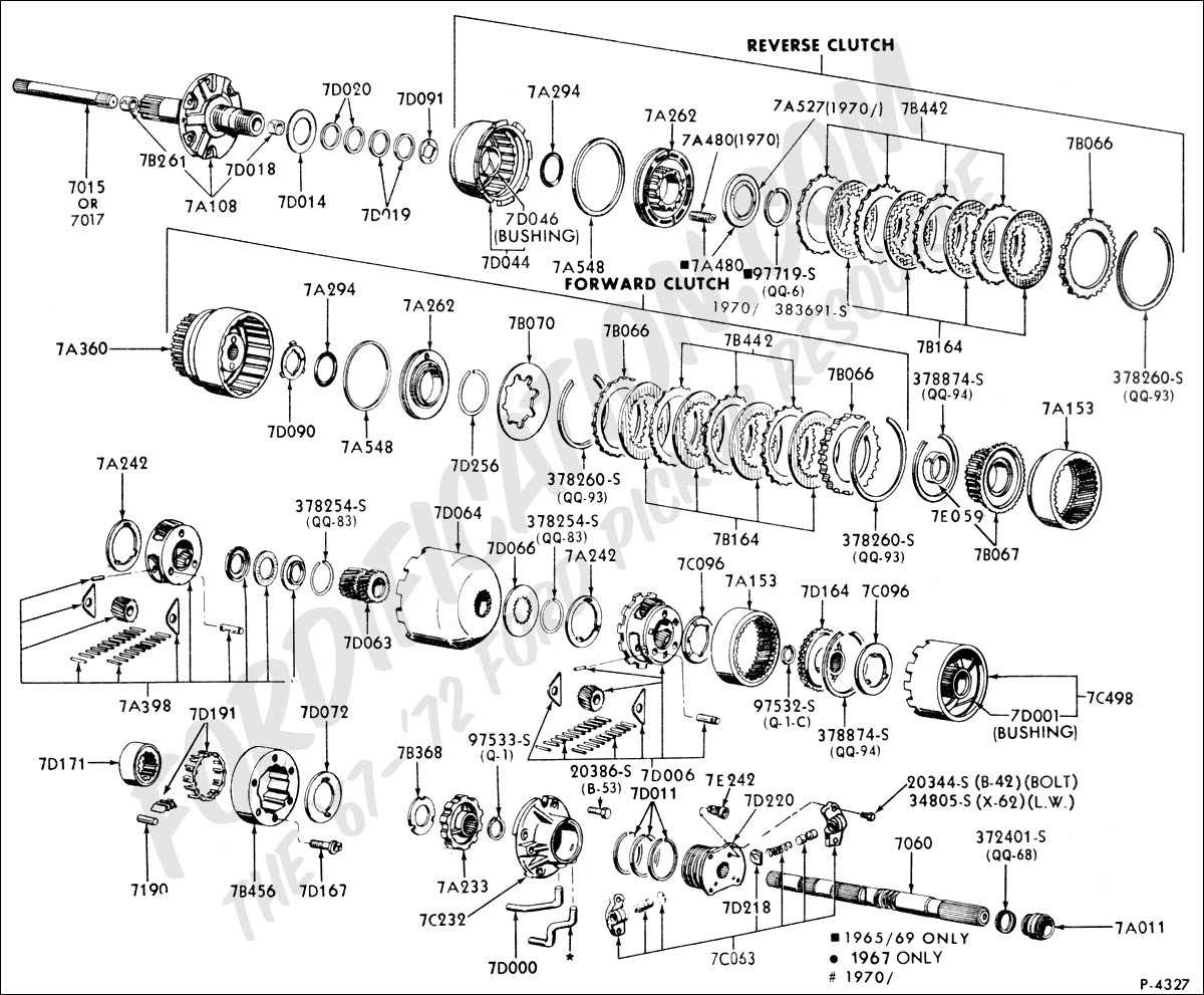 700r4 transmission parts diagram