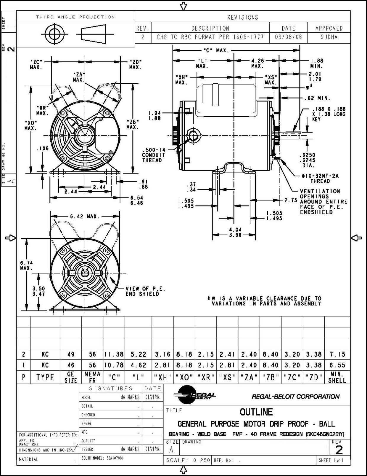 a.o. smith electric motor parts diagram