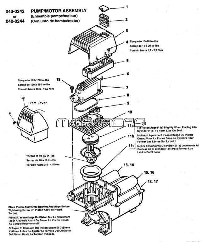 air compressor pressure switch parts diagram