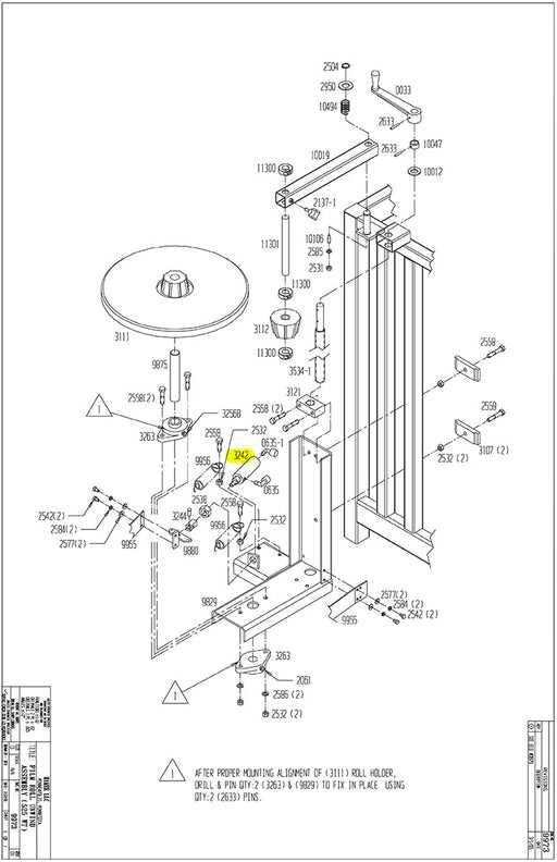 air cylinder parts diagram