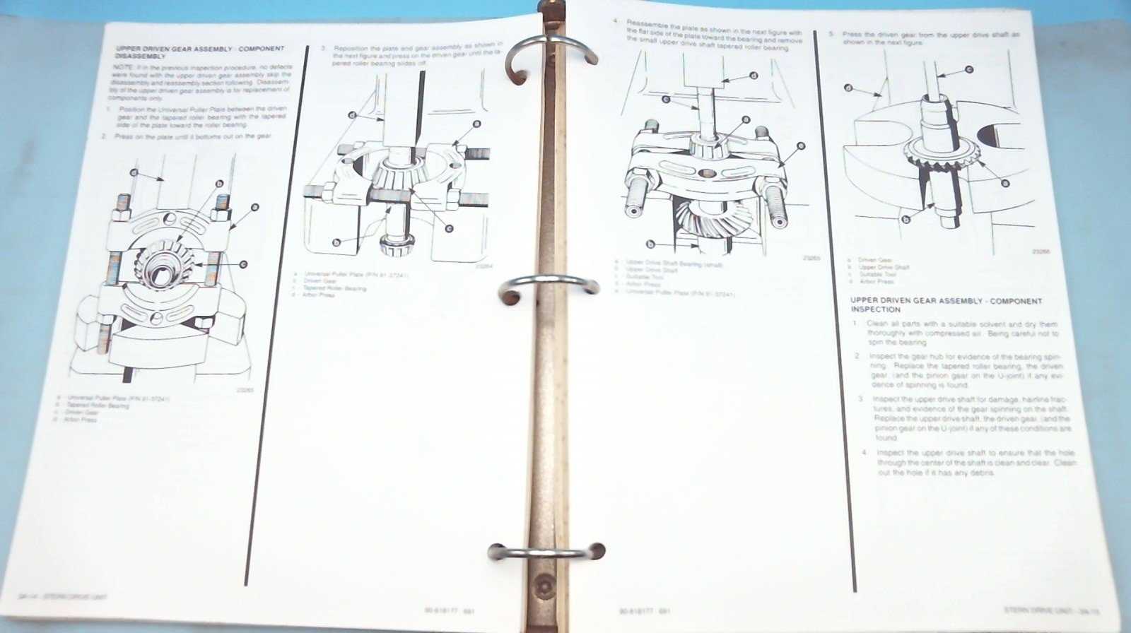 alpha one gen 2 outdrive parts diagram