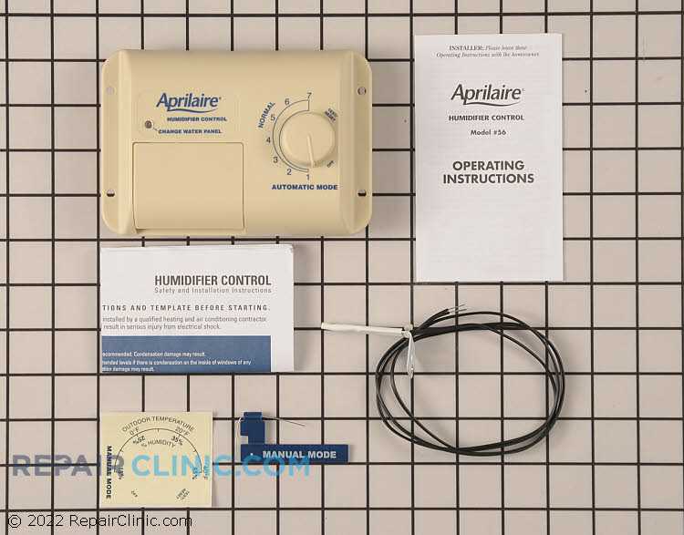 aprilaire 600 parts diagram