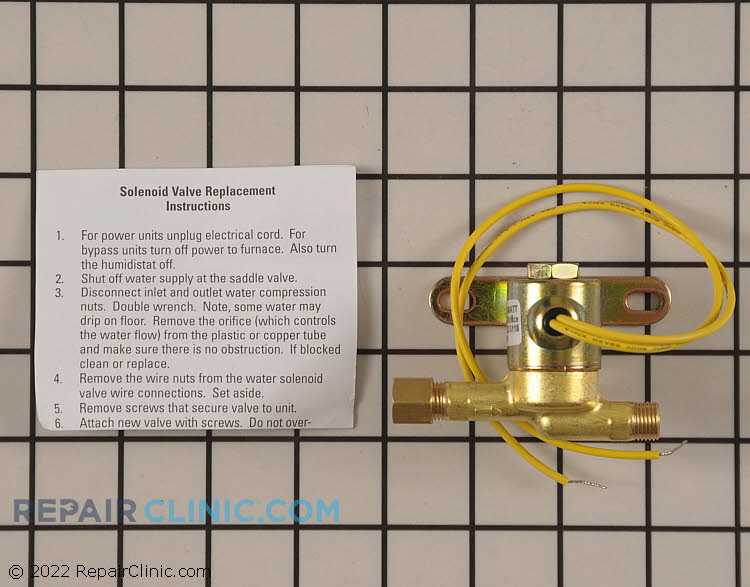 aprilaire 600 parts diagram