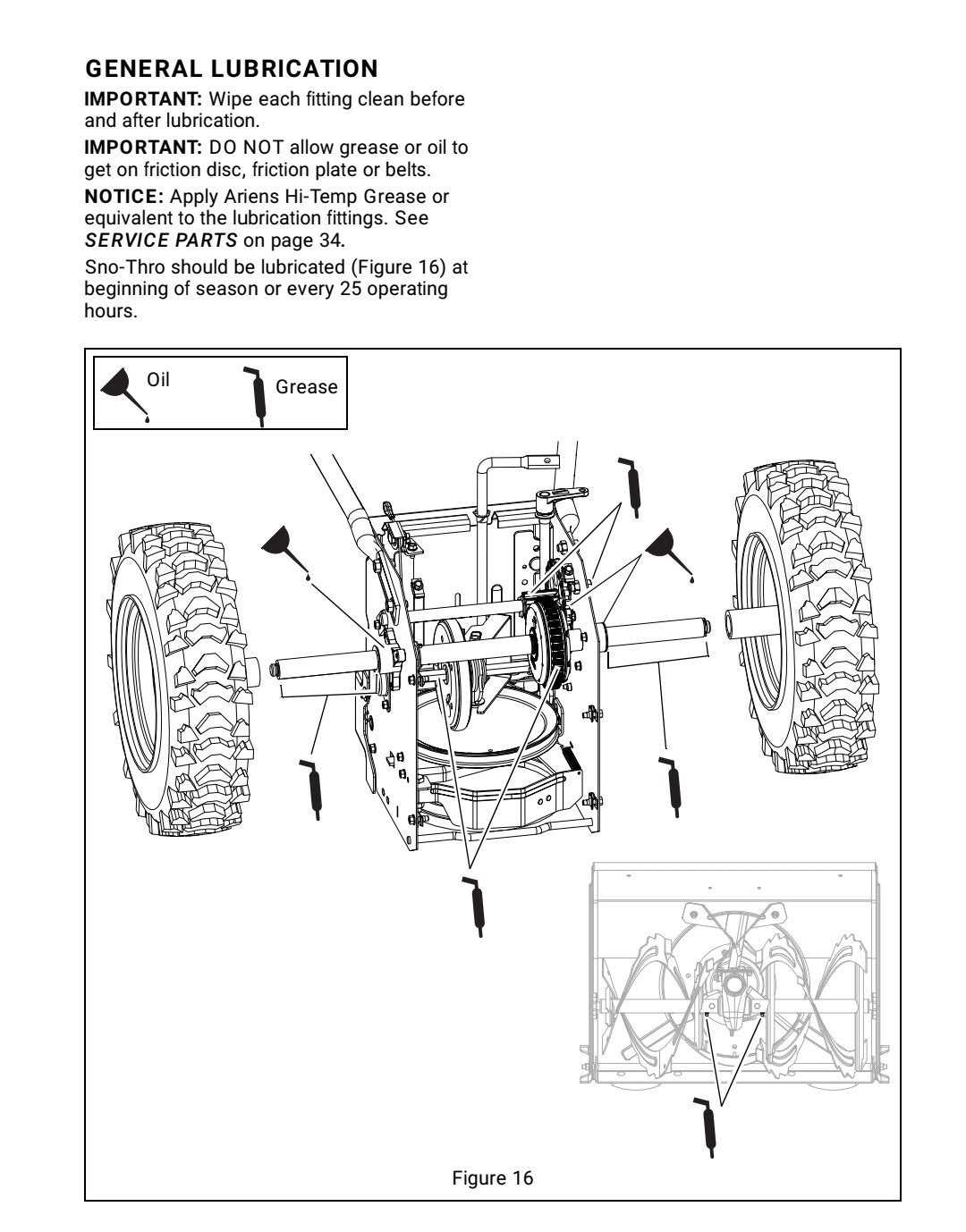 ariens 921030 parts diagram