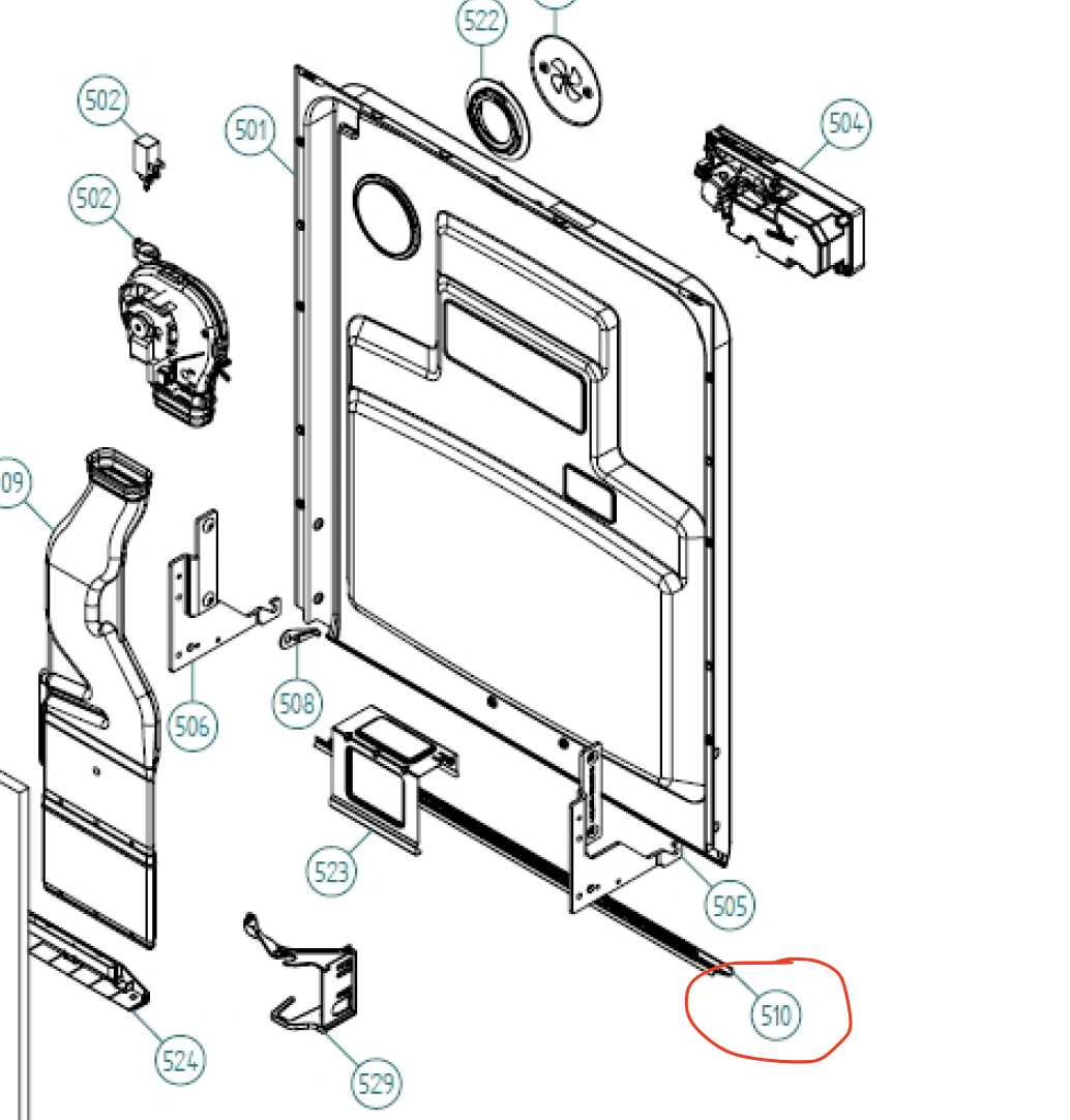 asko dishwasher parts diagram