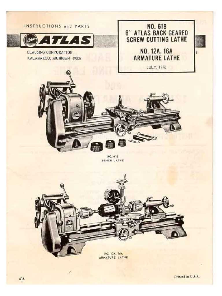 atlas 10 lathe parts diagram