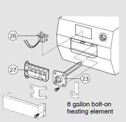 atwood rv water heater parts diagram