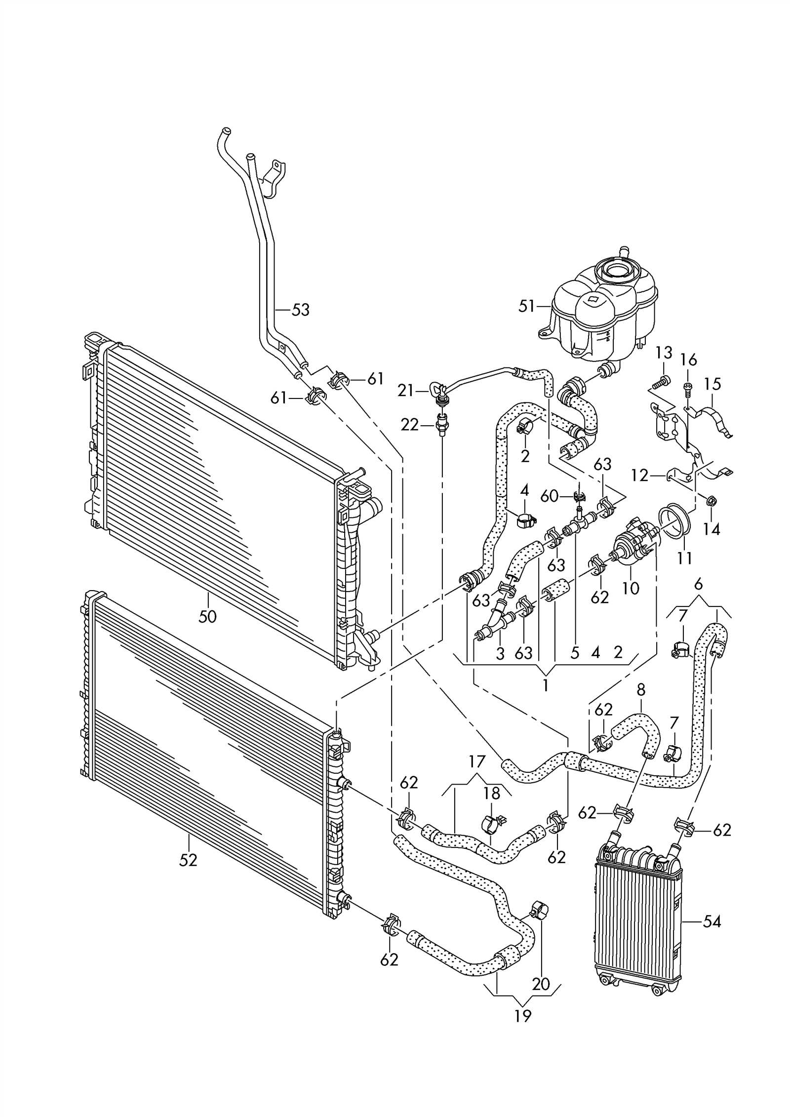 audi q7 engine parts diagram