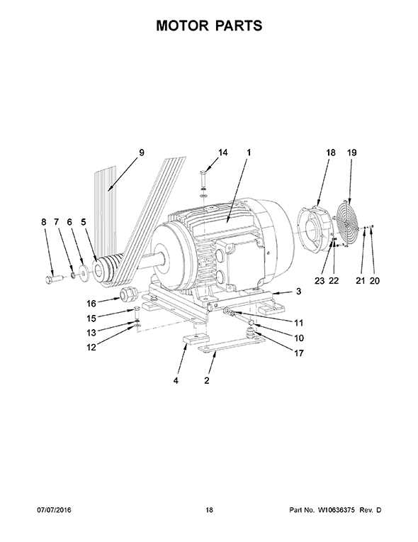 baldor motor parts diagram